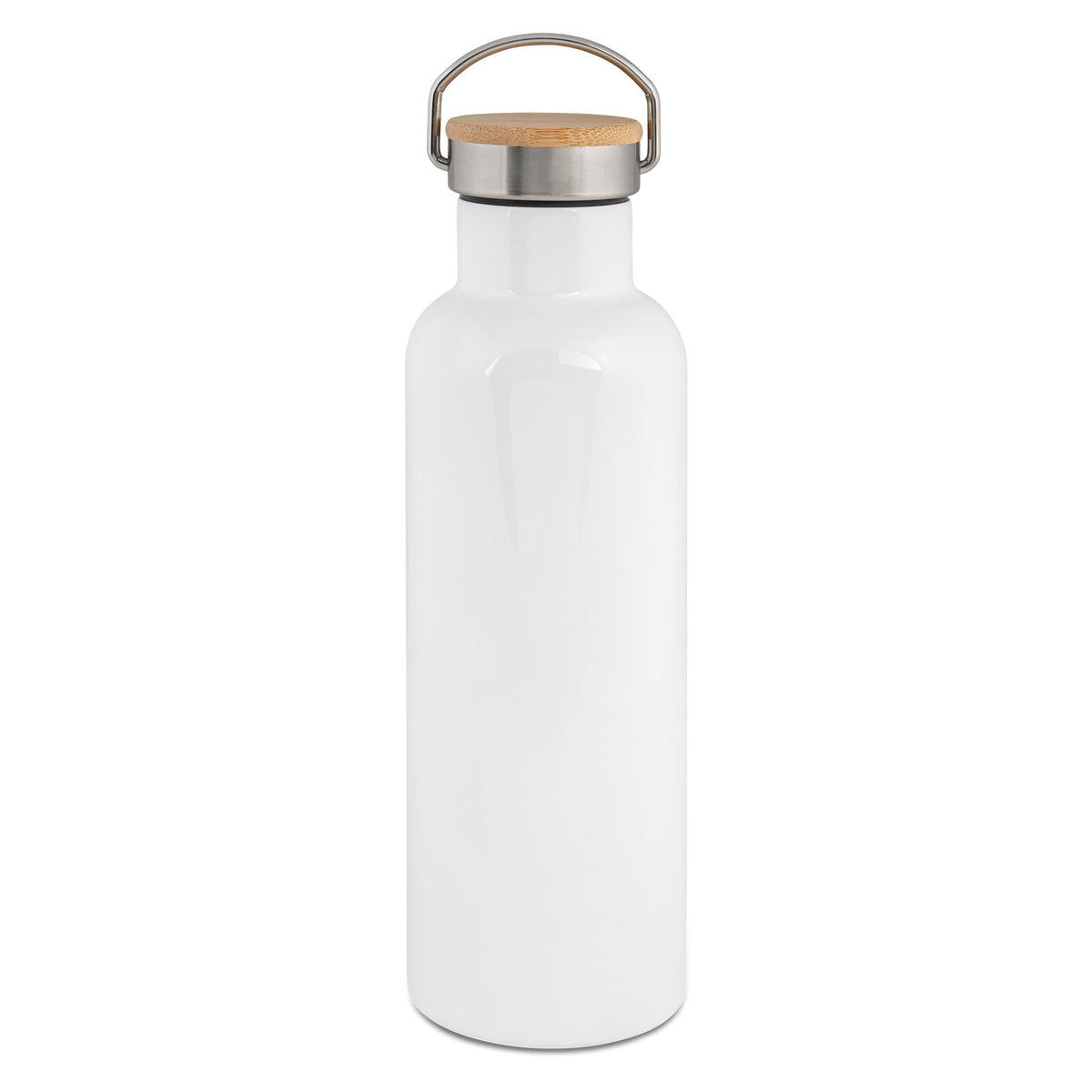 Thermosflasche Bambusdeckel (unbedruckt)