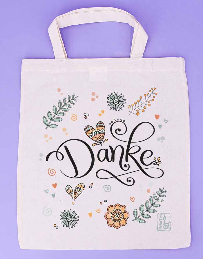 Geschenktäschchen "Danke"